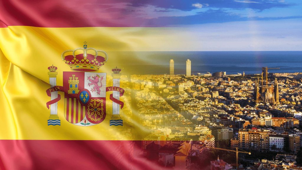 854379 download spain flag urban cityscape wallpaper